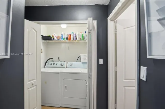 a view of washer and dryer