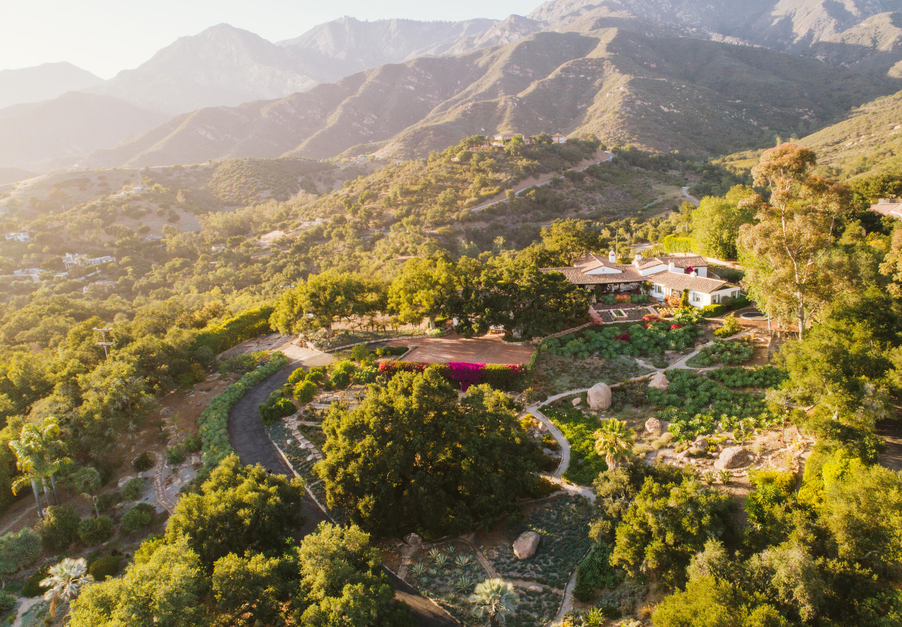 460 El Cielito Road Santa Barbara, CA 93105 - Photo 2 of 38 Aerial With Mountains