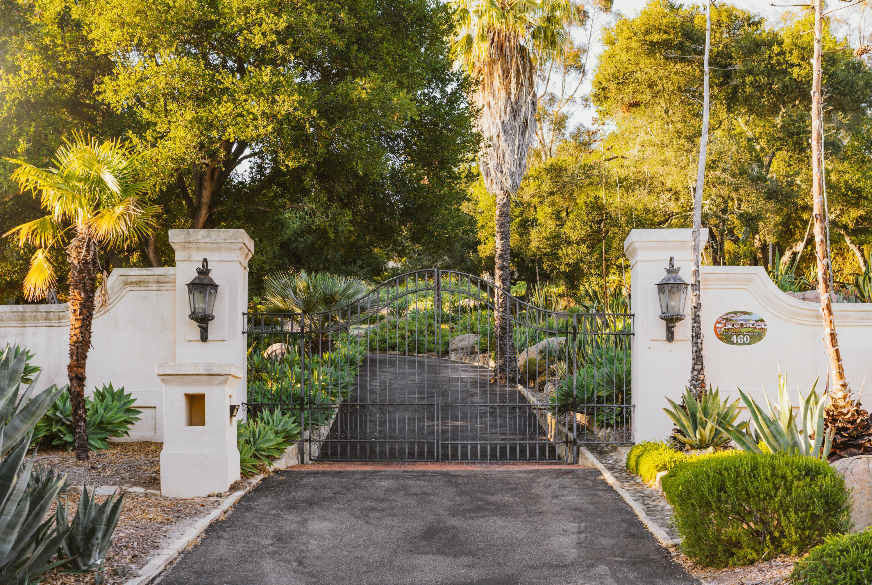 460 El Cielito Road Santa Barbara, CA 93105 - Photo 3 of 38 Entry Gate