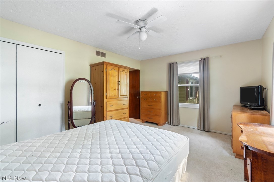 Acme Road Rittman, OH 44270 - Photo 31 of 45 Carpeted bedroom with ceiling fan and a closet