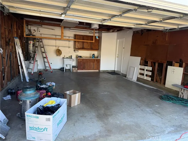 a room with storage and utility