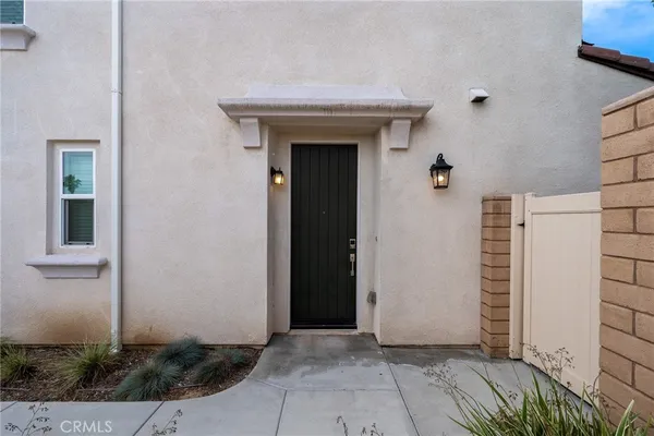 a view of a entrance to house
