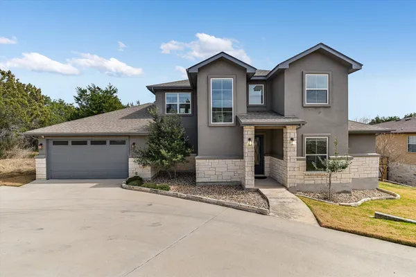 a house view with a outdoor space