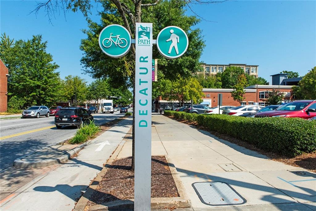 417 East College Avenue, Unit 102 Decatur, GA 30030 - Photo 46 of 60 a view of a street with cars on the road