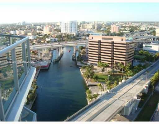 185 Southwest 7th Street, Unit 2207 Miami, FL 33130 - Photo 8 of 8 a view of a balcony with city