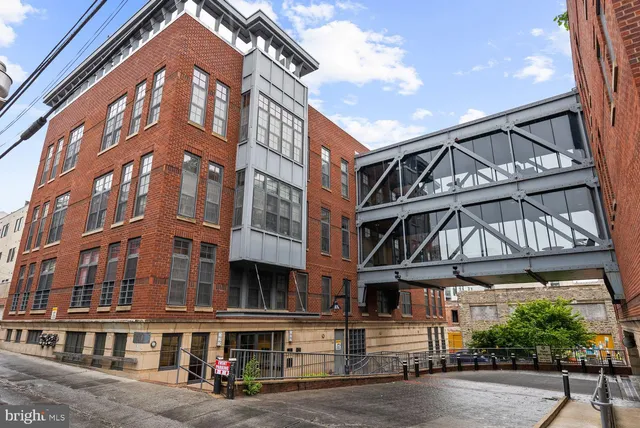 a front view of a building