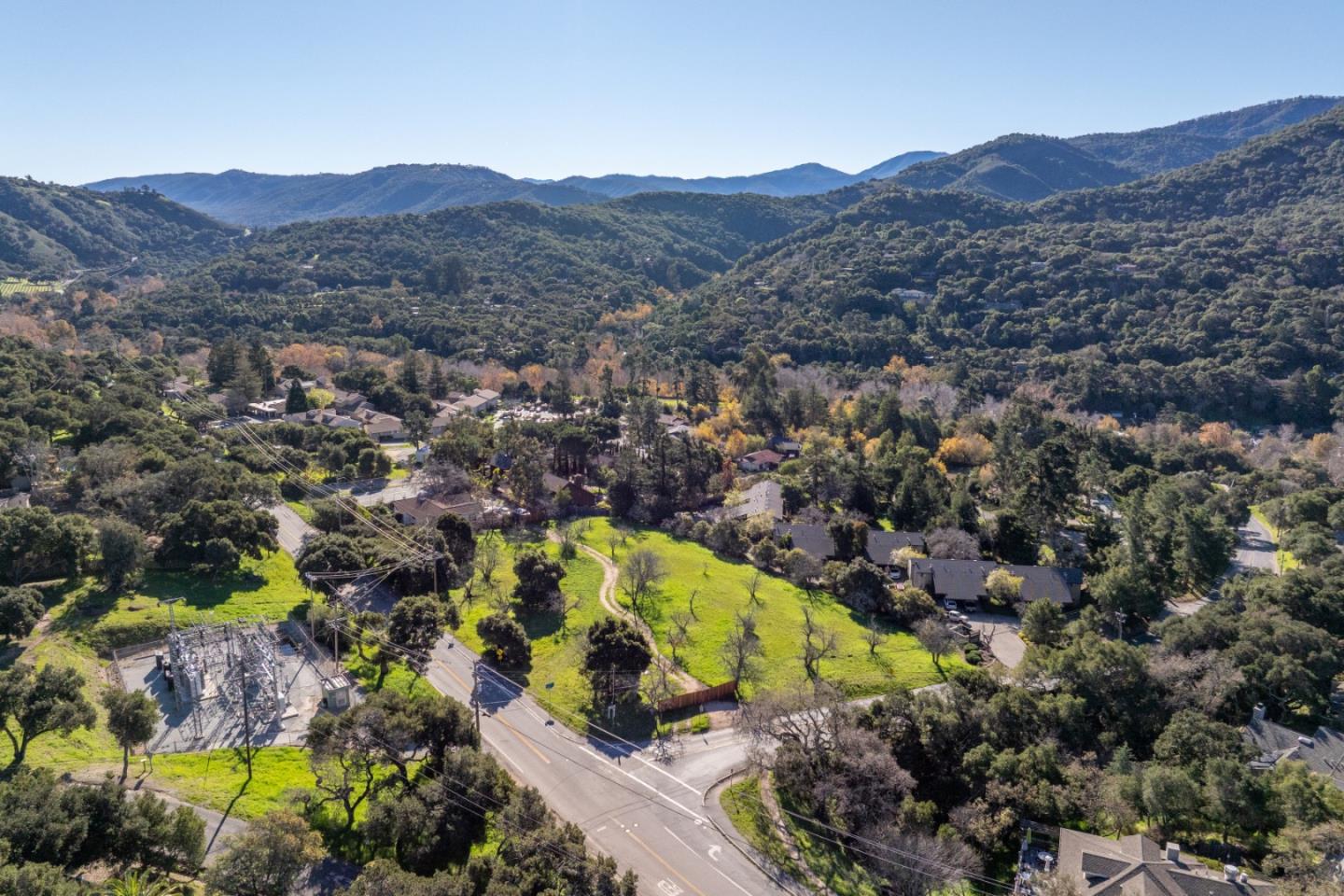 29 East Carmel Valley Road Carmel Valley, CA 93924 - Photo 14 of 15 an aerial view of residential house and sandy dunes