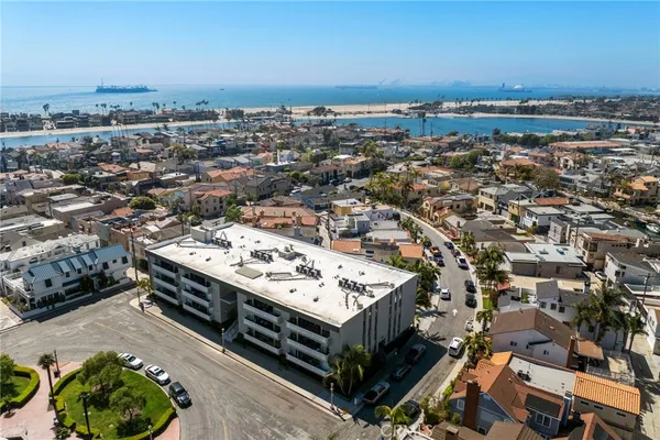 an aerial view of a city with lots of residential buildings