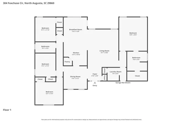 $340,000 | 304 Foxchase Circle, North Augusta, SC 29860