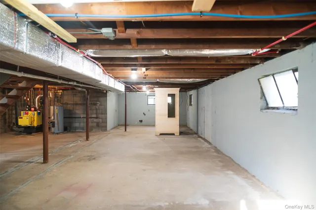 a view of storage and utility room