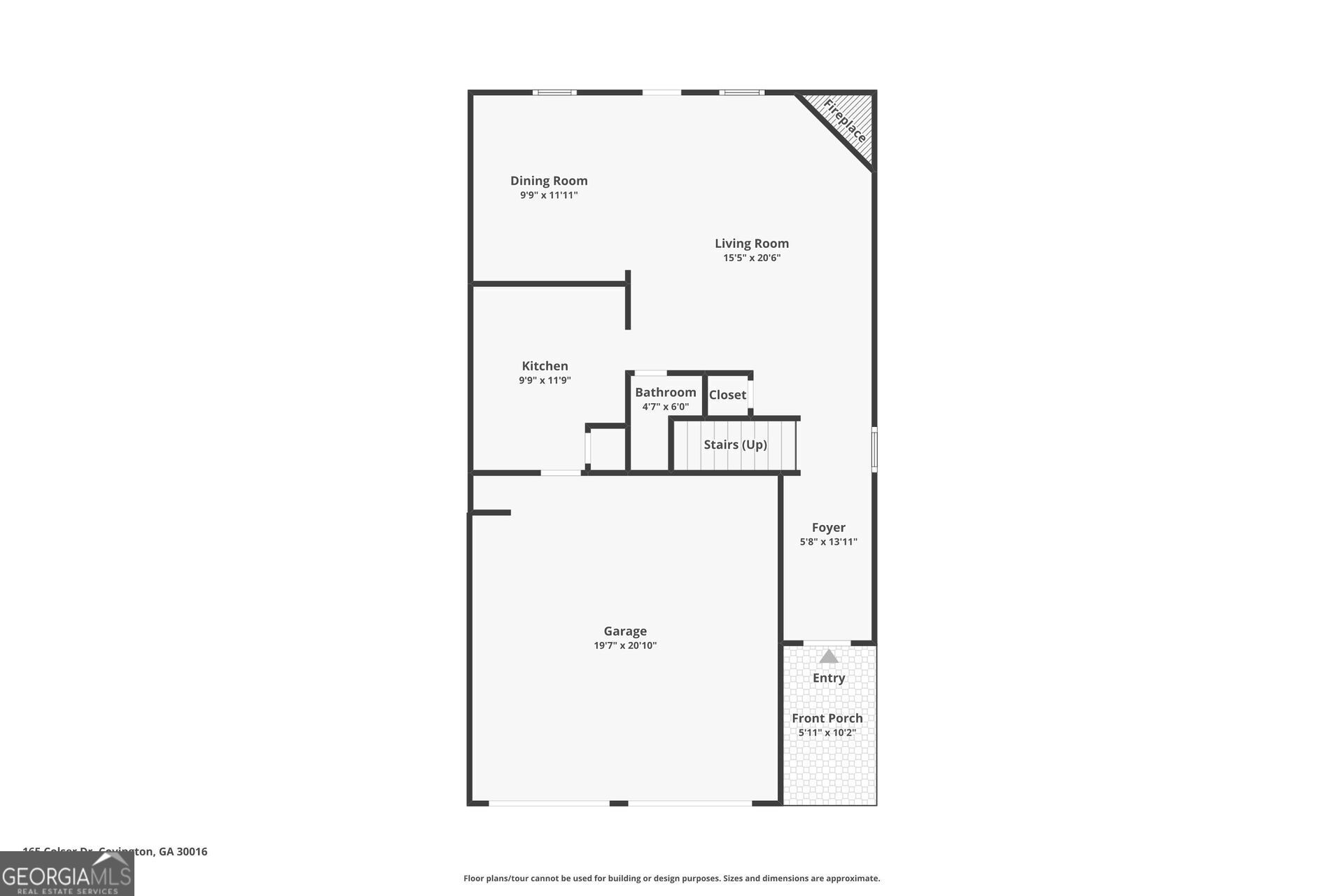 165 Colser Drive Covington, GA 30016 - Photo 16 of 17 a picture of floor plan