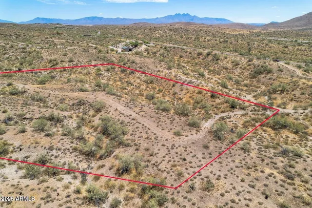a view of city and mountain