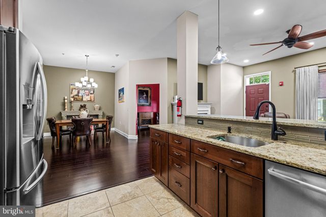 a kitchen with lots of counter top space