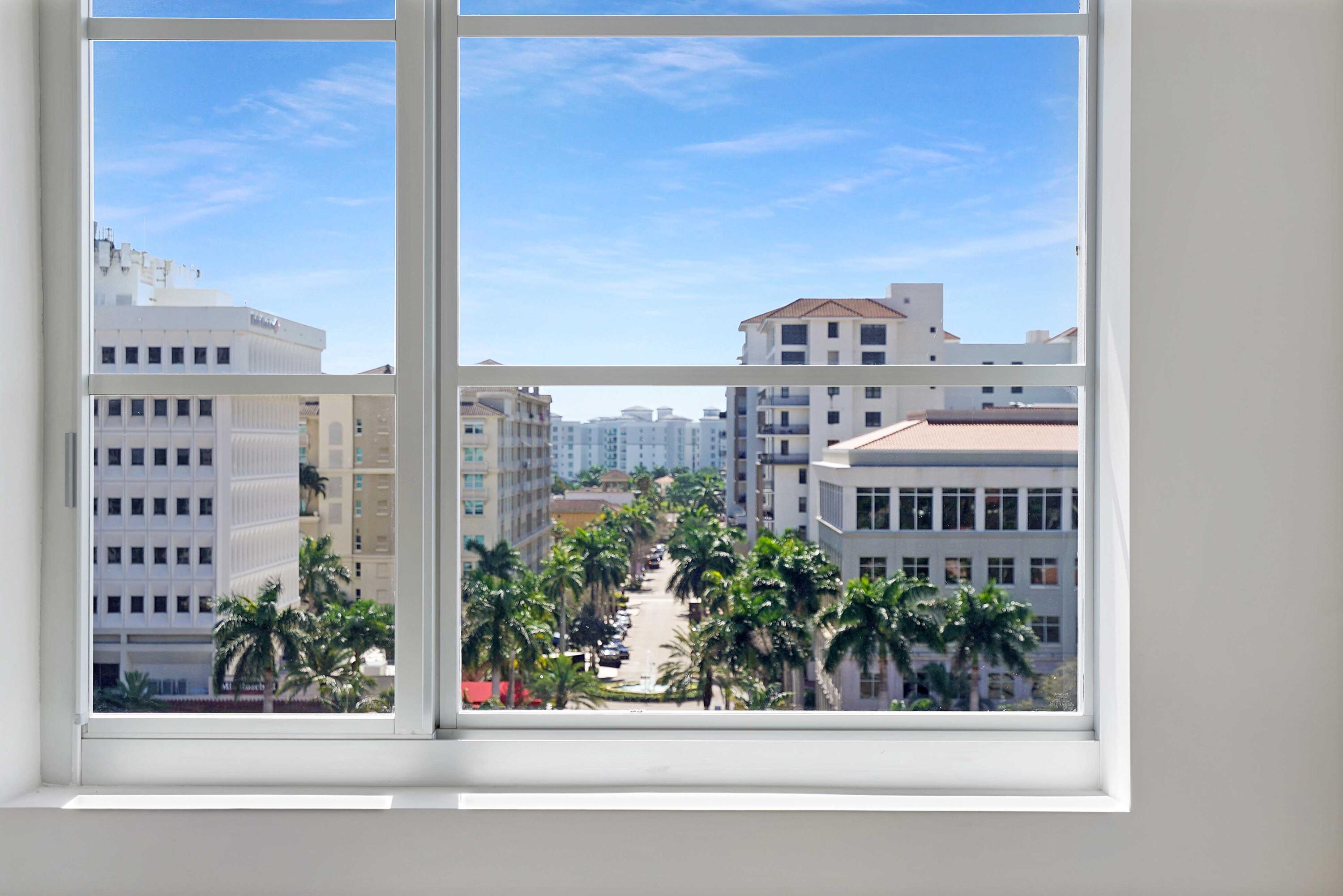 155 East Boca Raton Road, Unit 822 Boca Raton, FL 33432 - Photo 36 of 73 a view of a tall building from a window