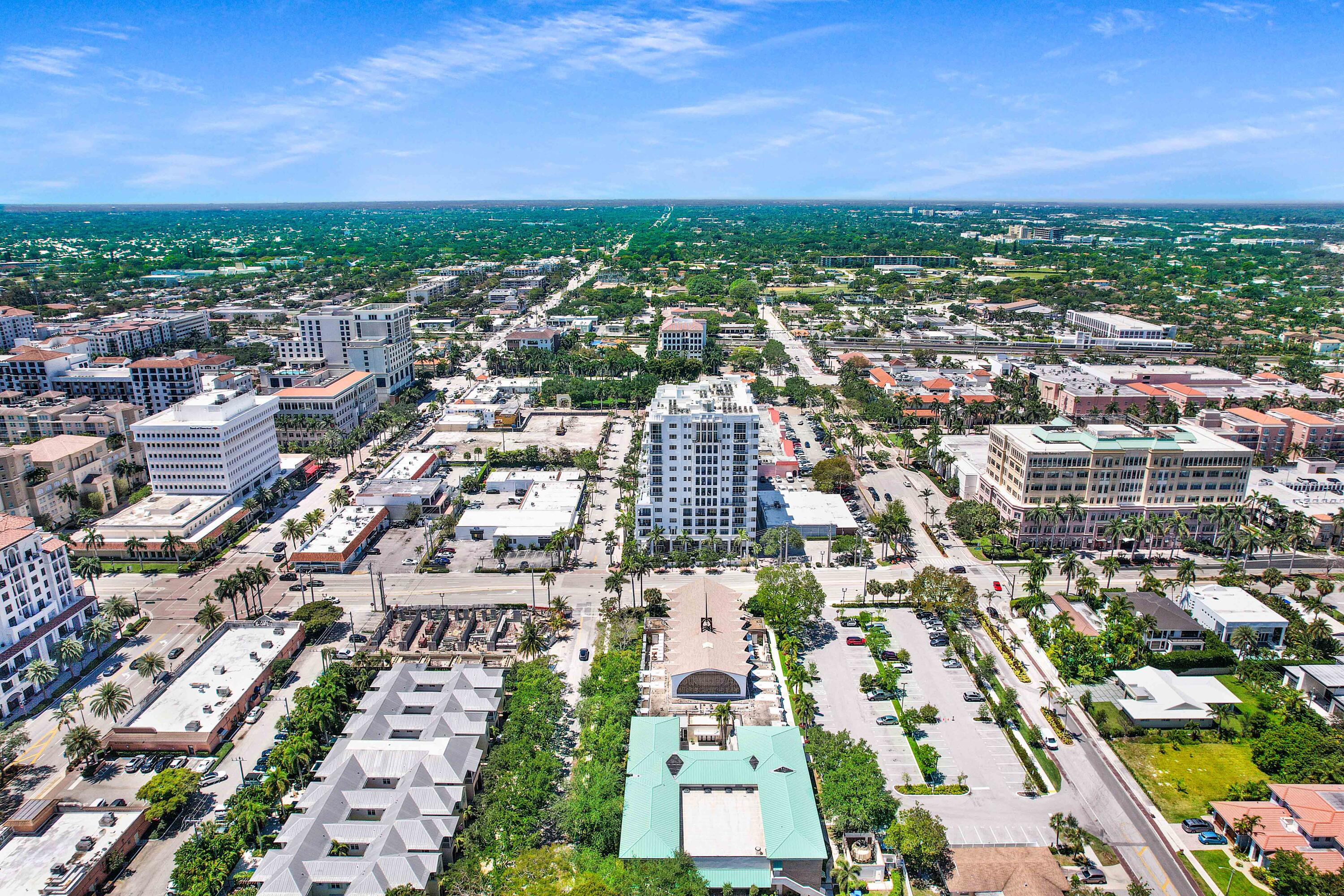 155 East Boca Raton Road, Unit 822 Boca Raton, FL 33432 - Photo 47 of 73 an aerial view of residential houses with city view