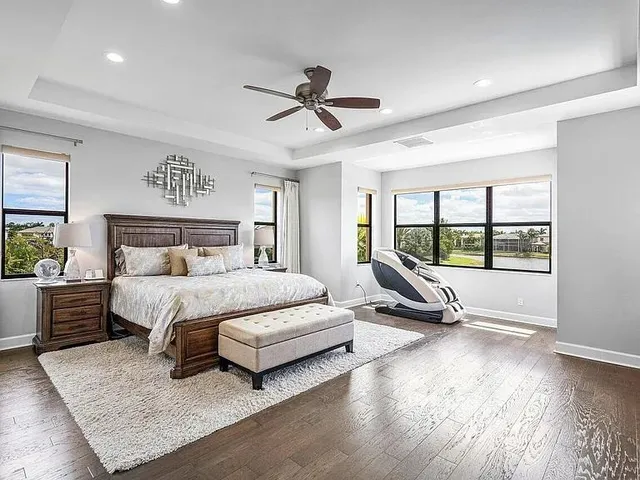 a view of an chairs and table in the patio