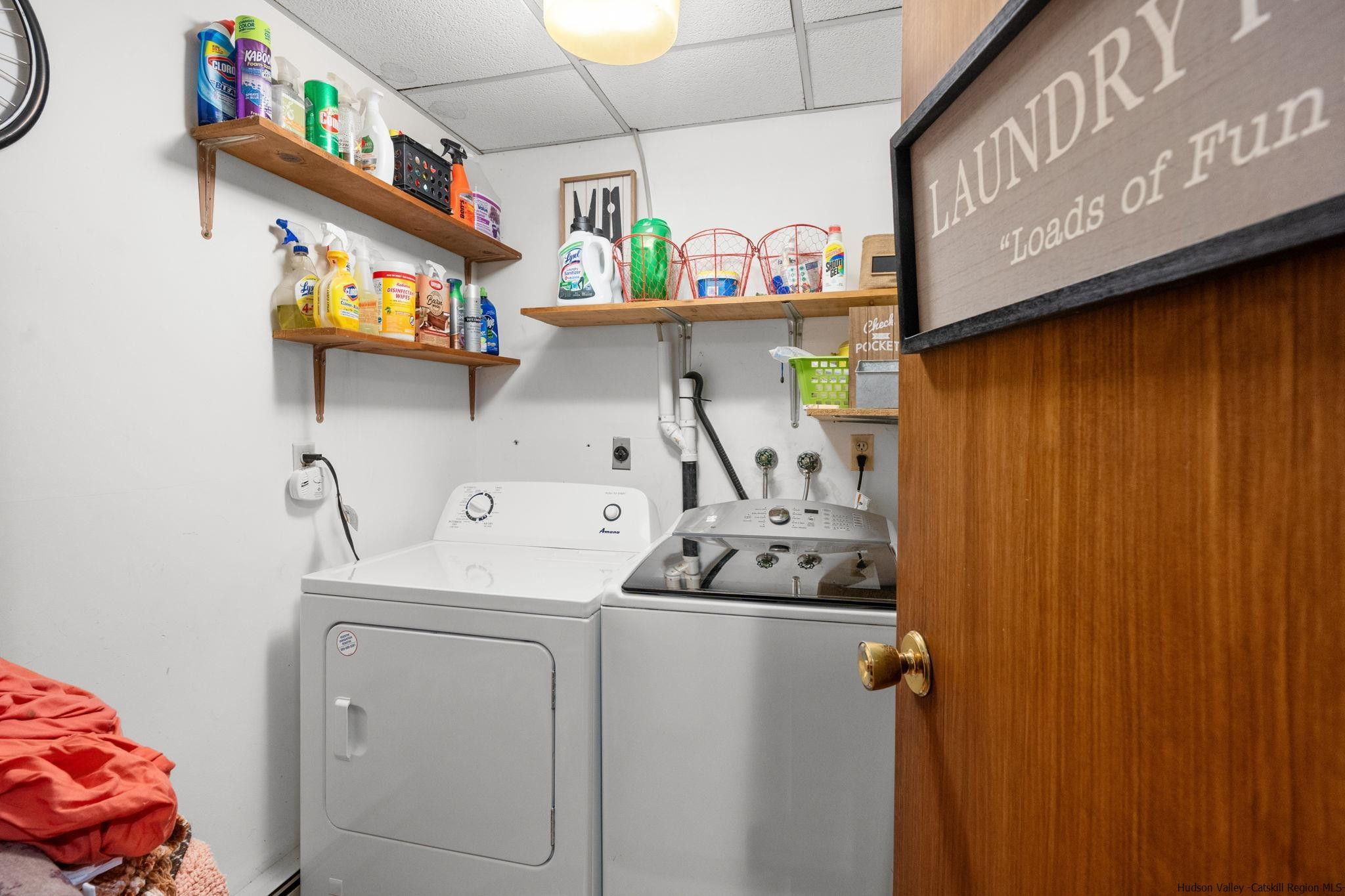 154 Mountain View Road Tillson, NY 12486 - Photo 17 of 25 a utility room with dryer and washer