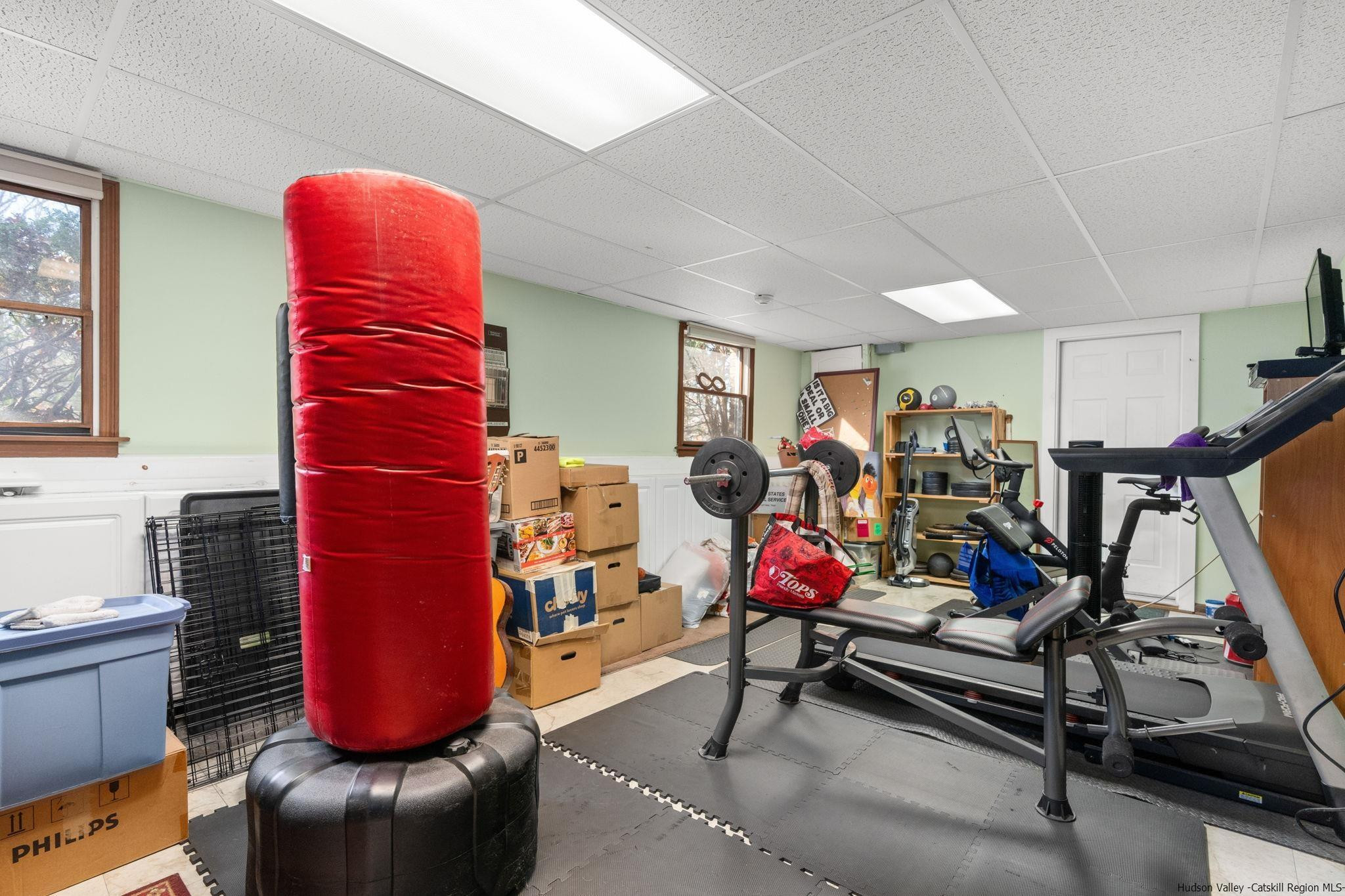 154 Mountain View Road Tillson, NY 12486 - Photo 18 of 25 a view of a room with gym equipment