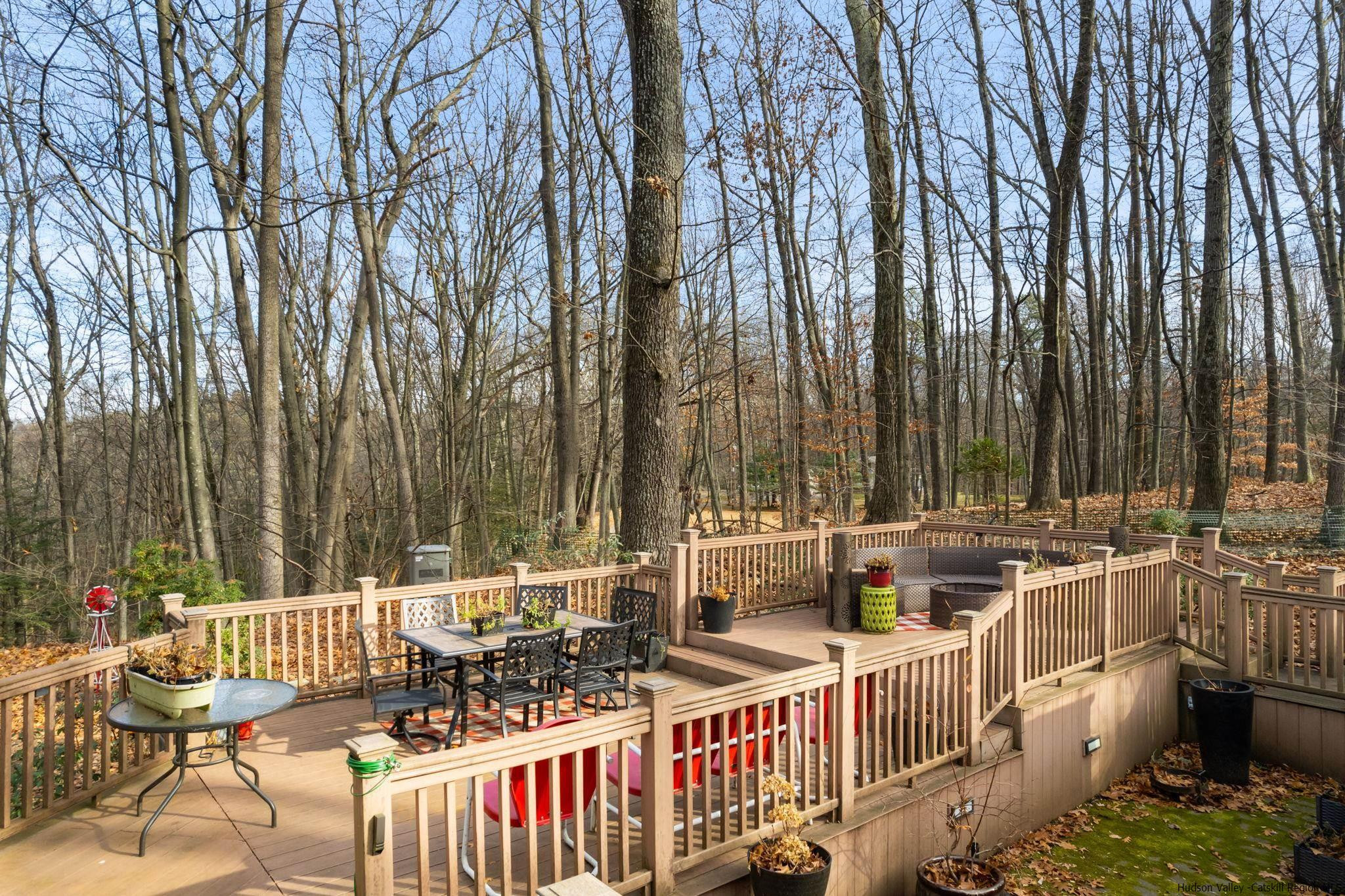 154 Mountain View Road Tillson, NY 12486 - Photo 21 of 25 a view of balcony patio and outdoor seating