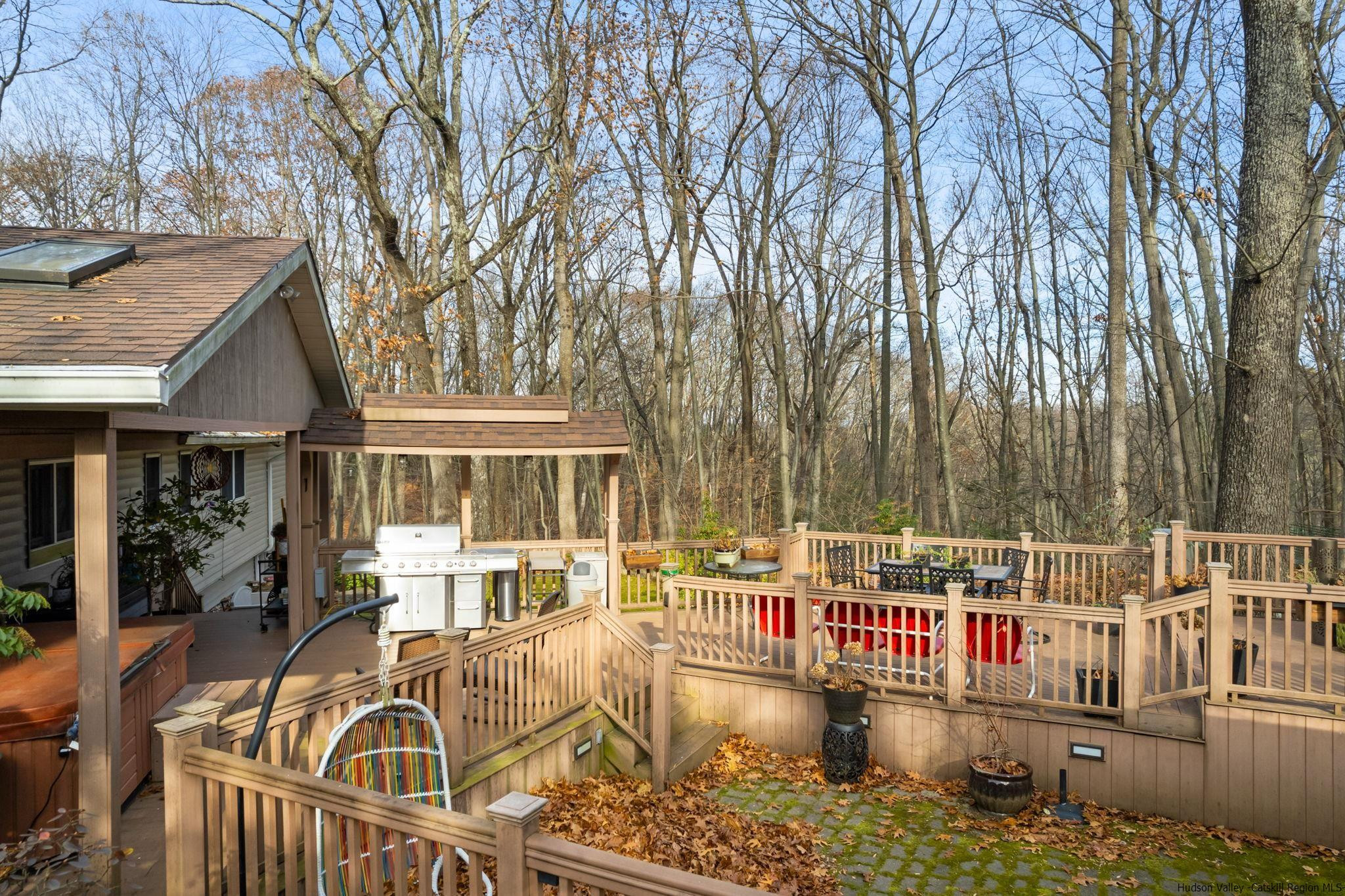 154 Mountain View Road Tillson, NY 12486 - Photo 22 of 25 a view of a house with backyard and sitting area