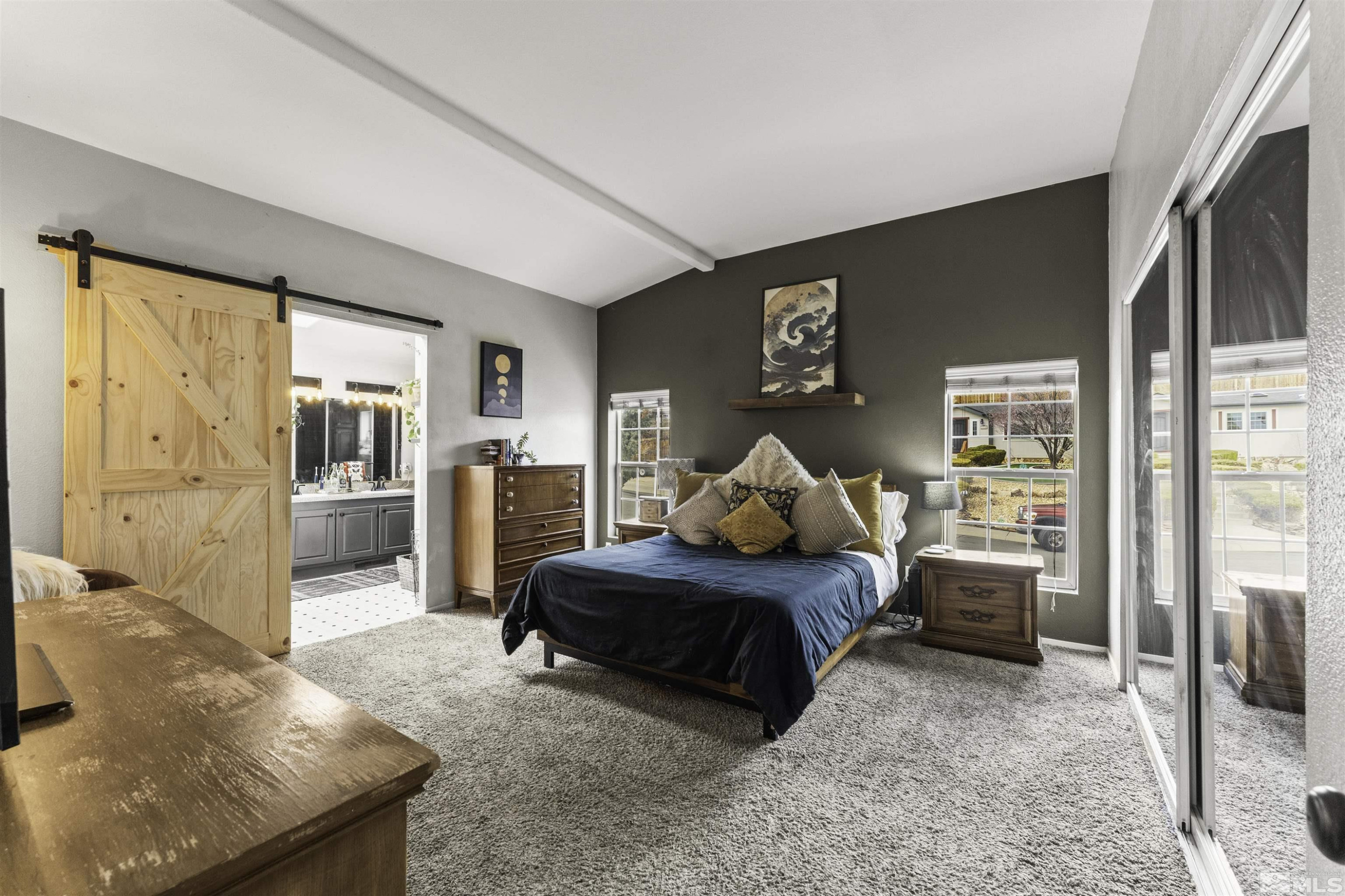 5158 Denali Way Reno, NV 89506 - Photo 8 of 24 a bedroom with furniture and a large window