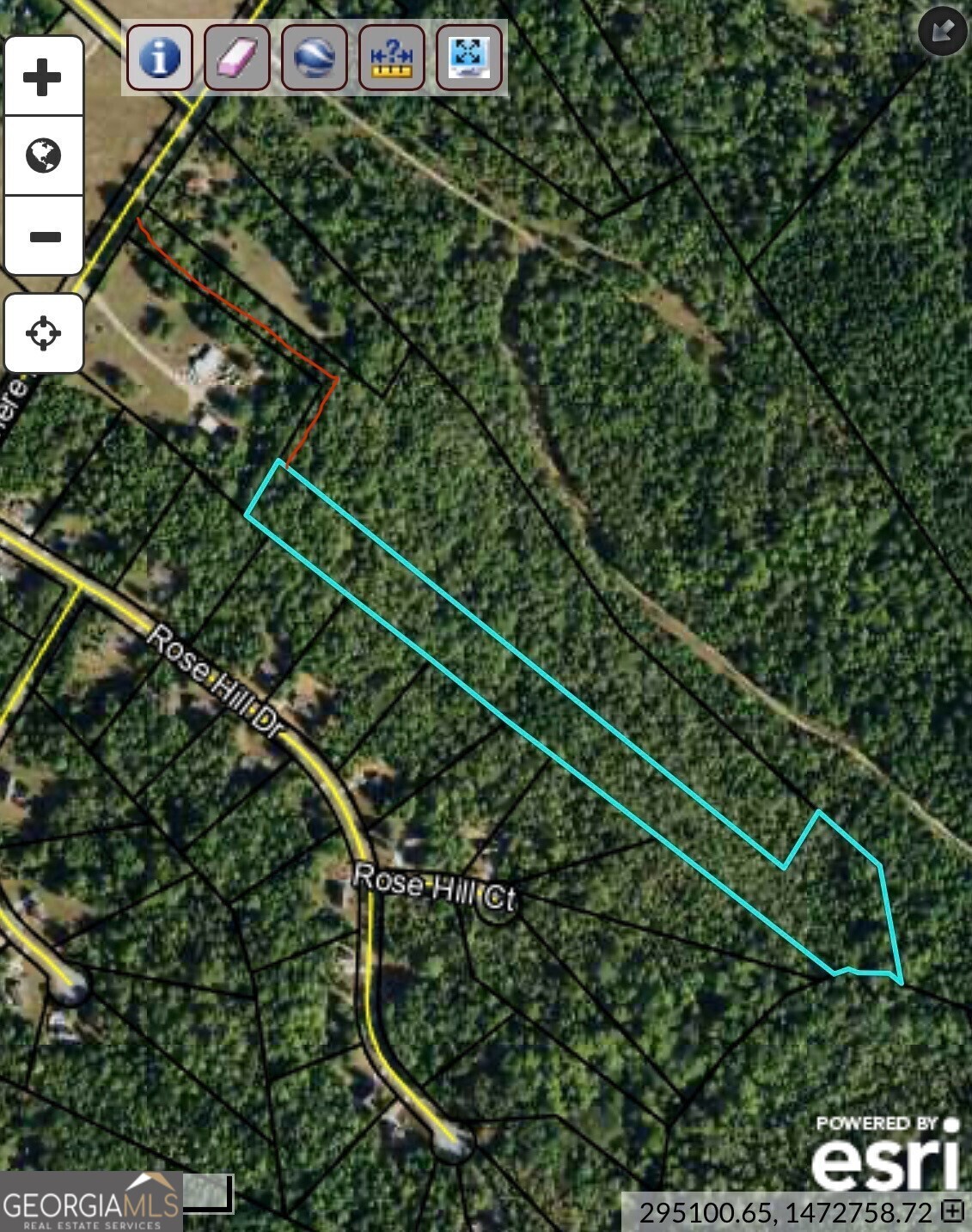 an aerial view of a tennis court