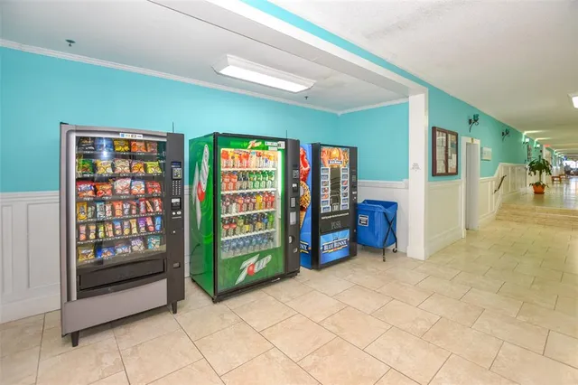 a view of a swimming pool with a chairs