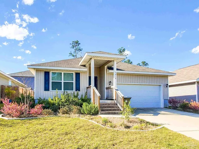 a view of a house with patio