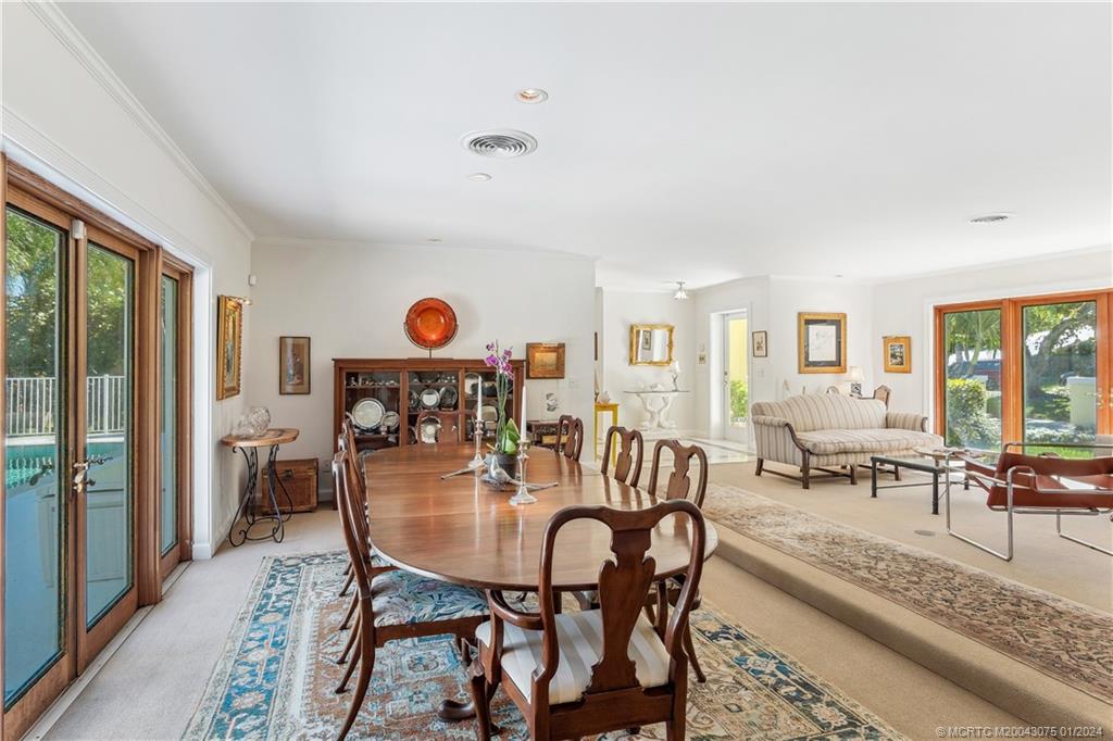 32 North River Road Sewall's Point, FL 34996 - Photo 8 of 27 Dining Room/Living Room