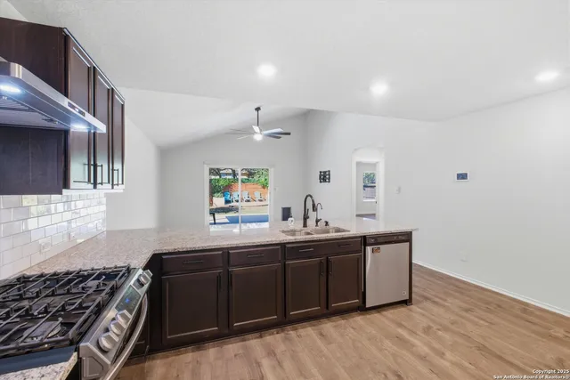 a view of a room with window