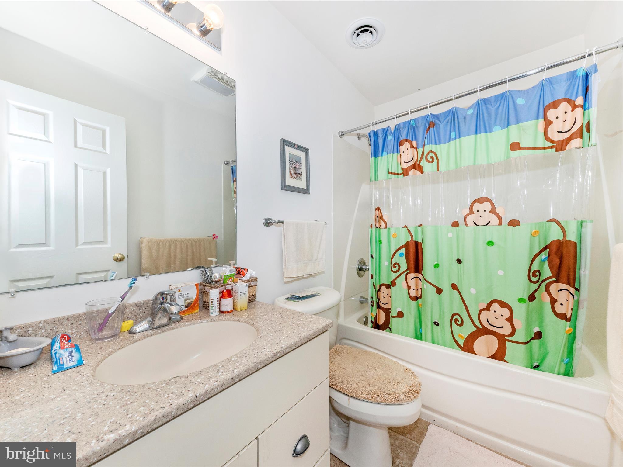 13013 Draper Road Clear Spring, MD 21722 - Photo 35 of 53 a bathroom with a sink mirror vanity and toilet
