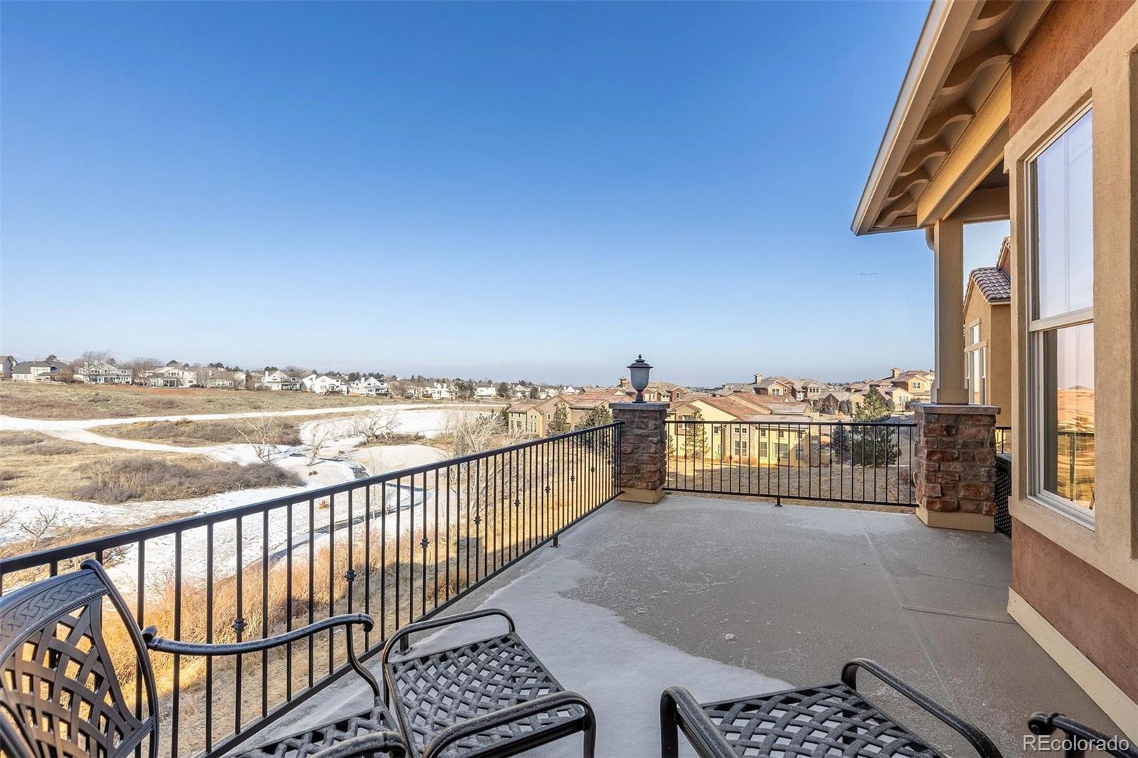 9581 Firenze Way Highlands Ranch, CO 80126 - Photo 12 of 48 a view of balcony with city