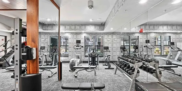 a view of pool with outdoor seating