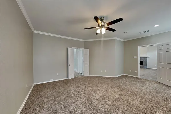 a view of an empty room