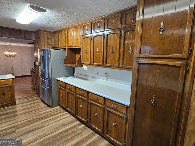 a view of wooden deck