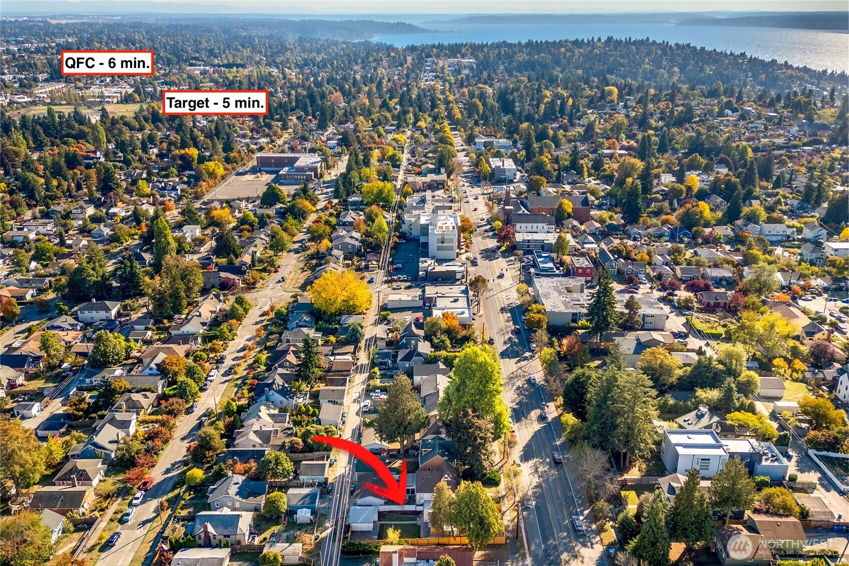 7310 35th Avenue Southwest Seattle, WA 98126 - Photo 37 of 39 an aerial view of multiple house