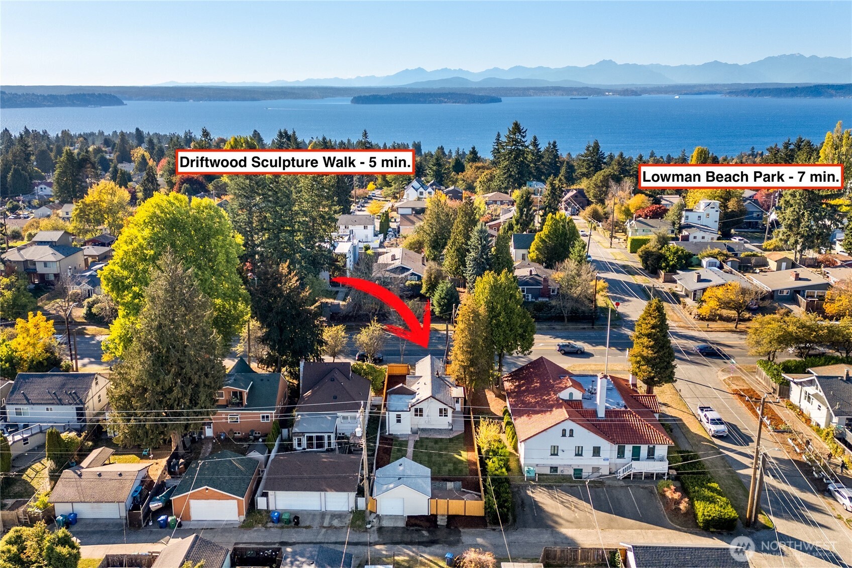 7310 35th Avenue Southwest Seattle, WA 98126 - Photo 38 of 39 an aerial view of multiple house