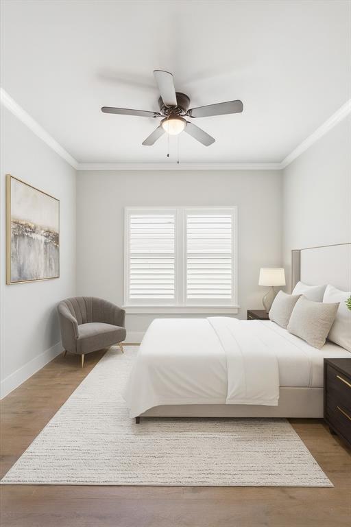 900 North 22nd Street Waco, TX 76707 - Photo 18 of 37 a bedroom with a large bed and a couch