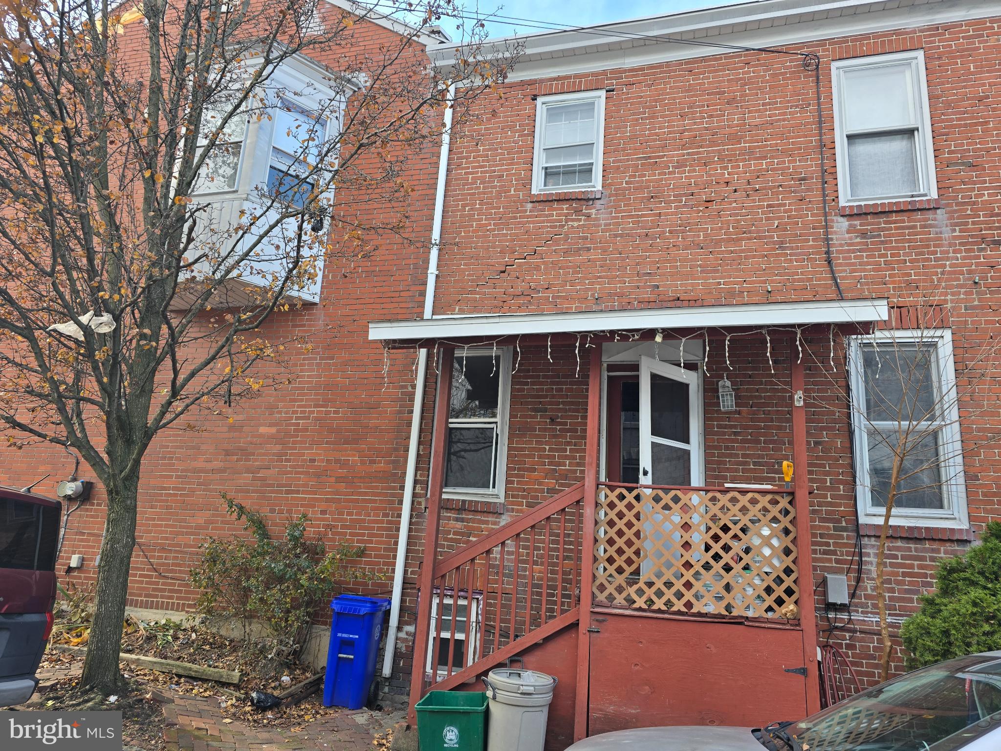1237 Cotton Street Reading, PA 19602 - Photo 5 of 11 Charming brick facade with inviting entrance.