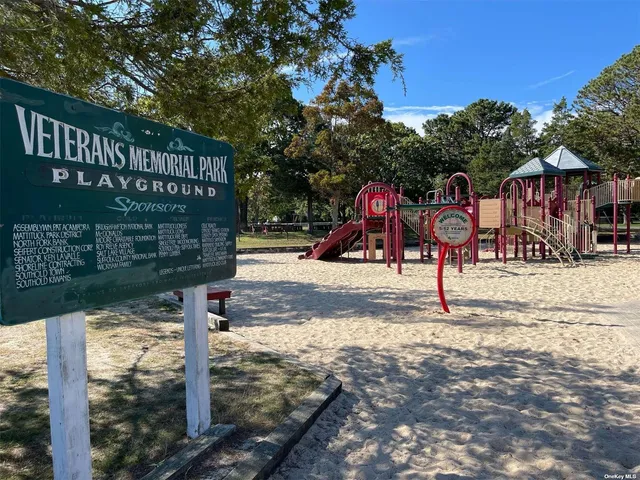 a view of a porch with a big yard