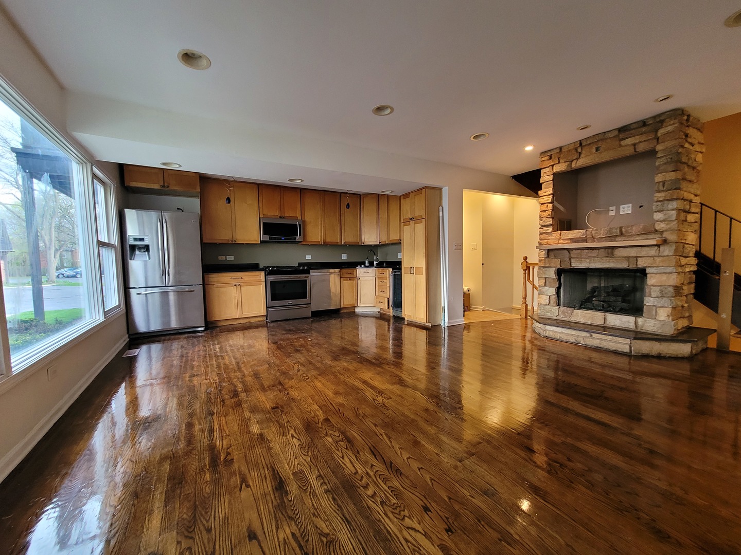 306 Inverrary Lane Deerfield, IL 60015 - Photo 7 of 23 a view of a living room with furniture and a fireplace
