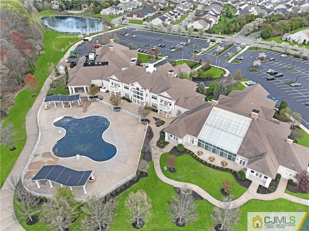 18 Mandrake Road Monroe Township, NJ 08831 - Photo 42 of 44 an aerial view of a house a yard and outdoor seating