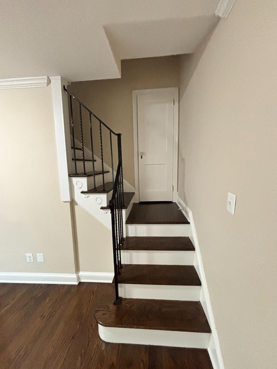 3756 W Street Northwest Washington, DC 20007 - Photo 11 of 20 Stairs from Main level to 3 bedrooms