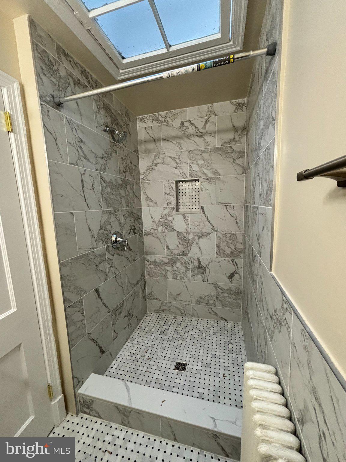 3756 W Street Northwest Washington, DC 20007 - Photo 13 of 20 Elegant marble shower retreat.