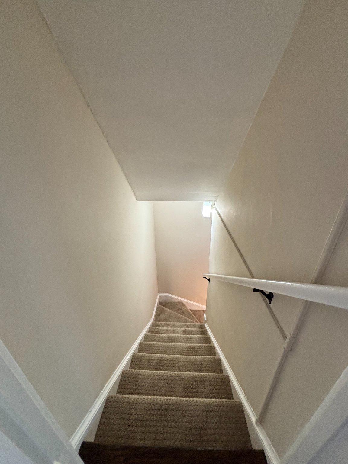 3756 W Street Northwest Washington, DC 20007 - Photo 17 of 20 Stairs to basement from main floor with door
