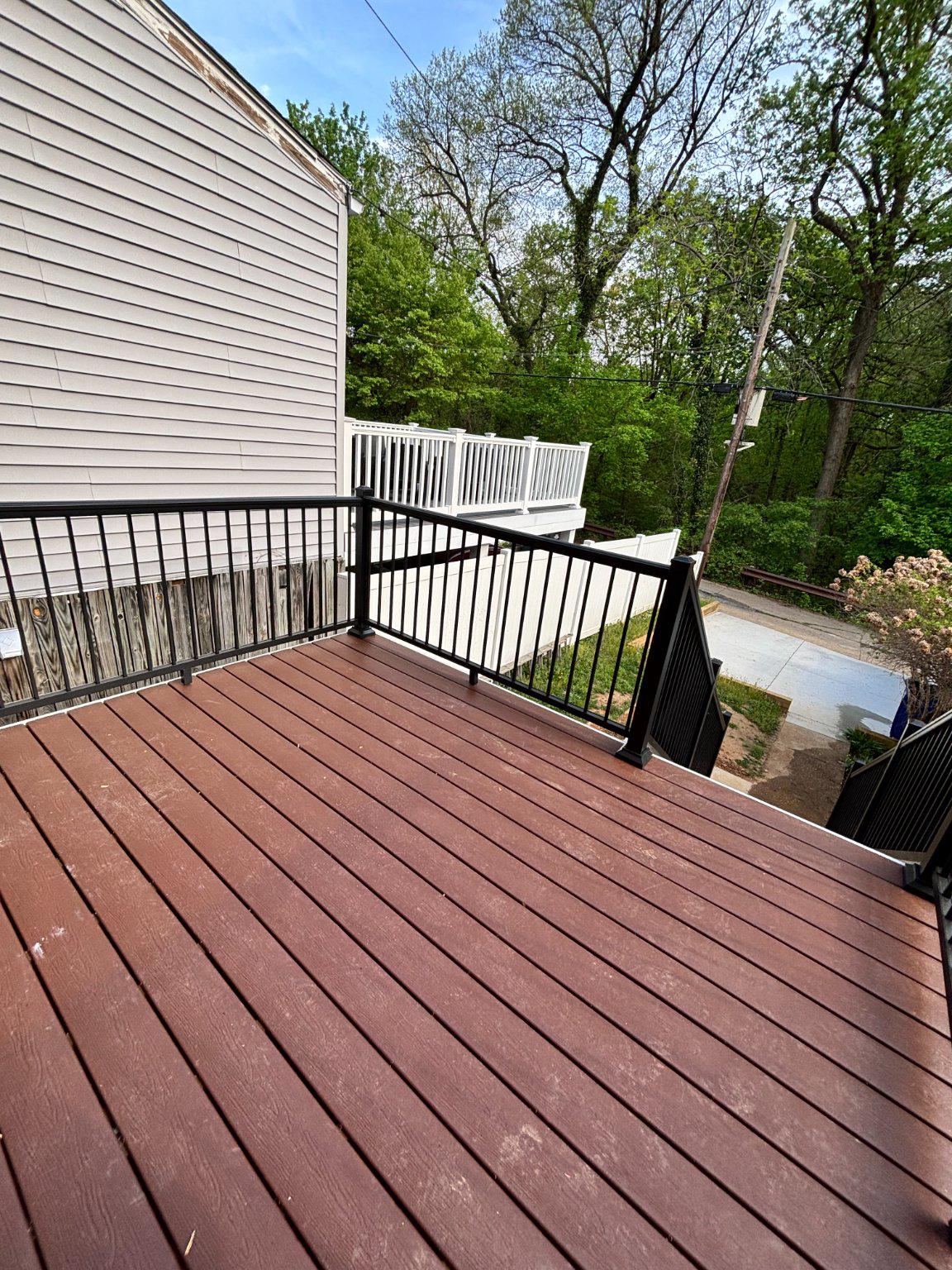 3756 W Street Northwest Washington, DC 20007 - Photo 9 of 20 Rear deck off dining and kitchen