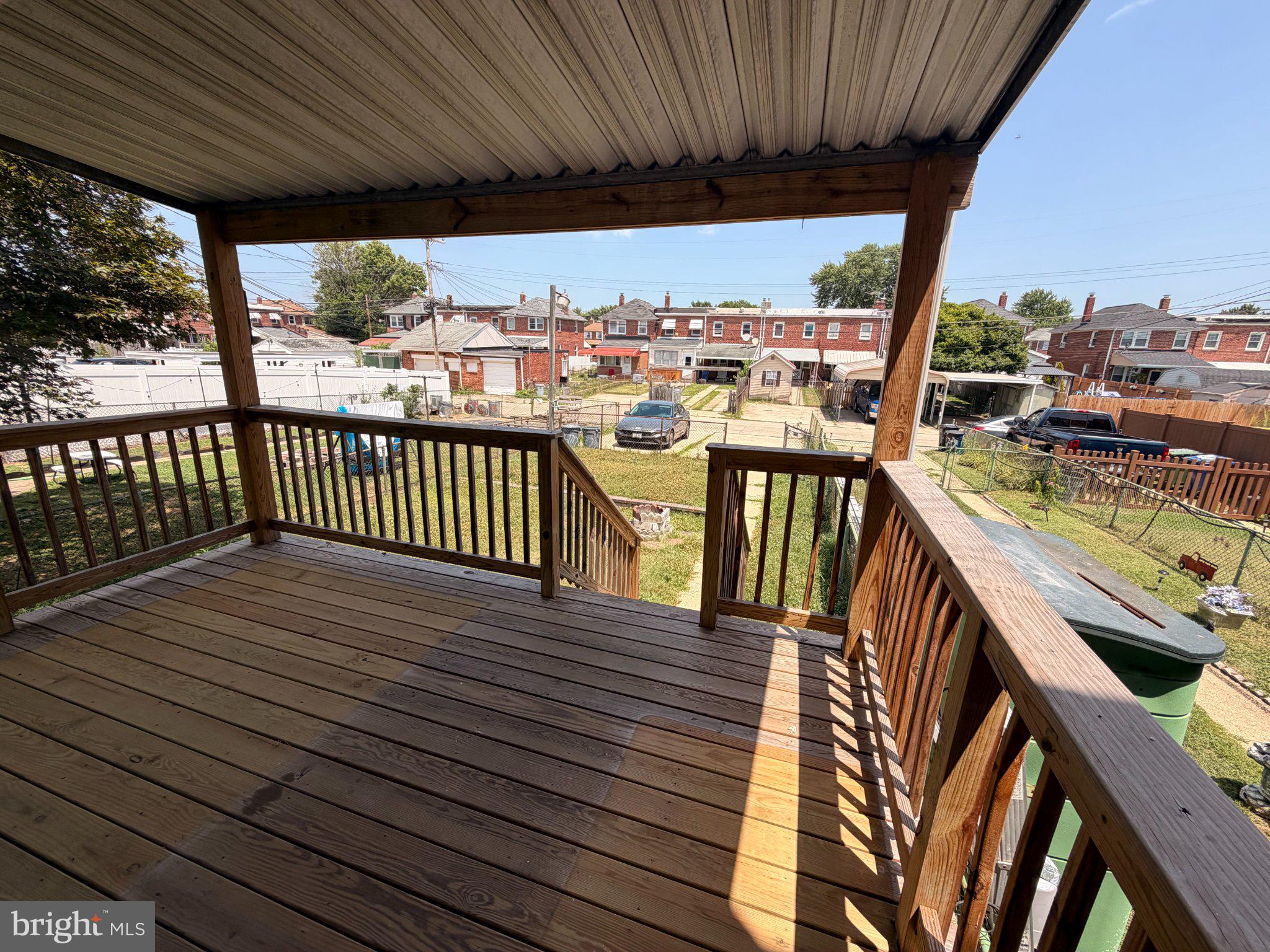 2717 Creston Road Dundalk, MD 21222 - Photo 5 of 22 Spacious deck with serene views.