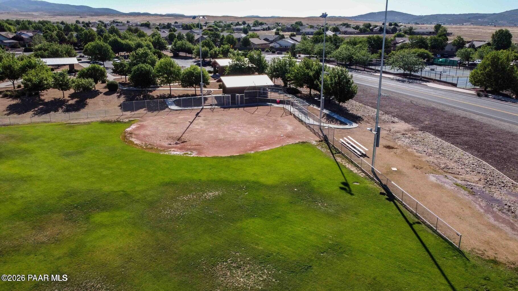 12933 Ponce Street Dewey, AZ 86327 - Photo 39 of 41 a view of a backyard with sitting area