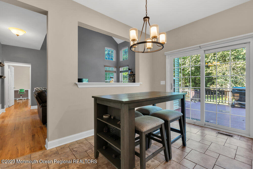 30 Erin Drive Jackson, NJ 08527 - Photo 29 of 105 a view of a dining room with furniture window and outside view