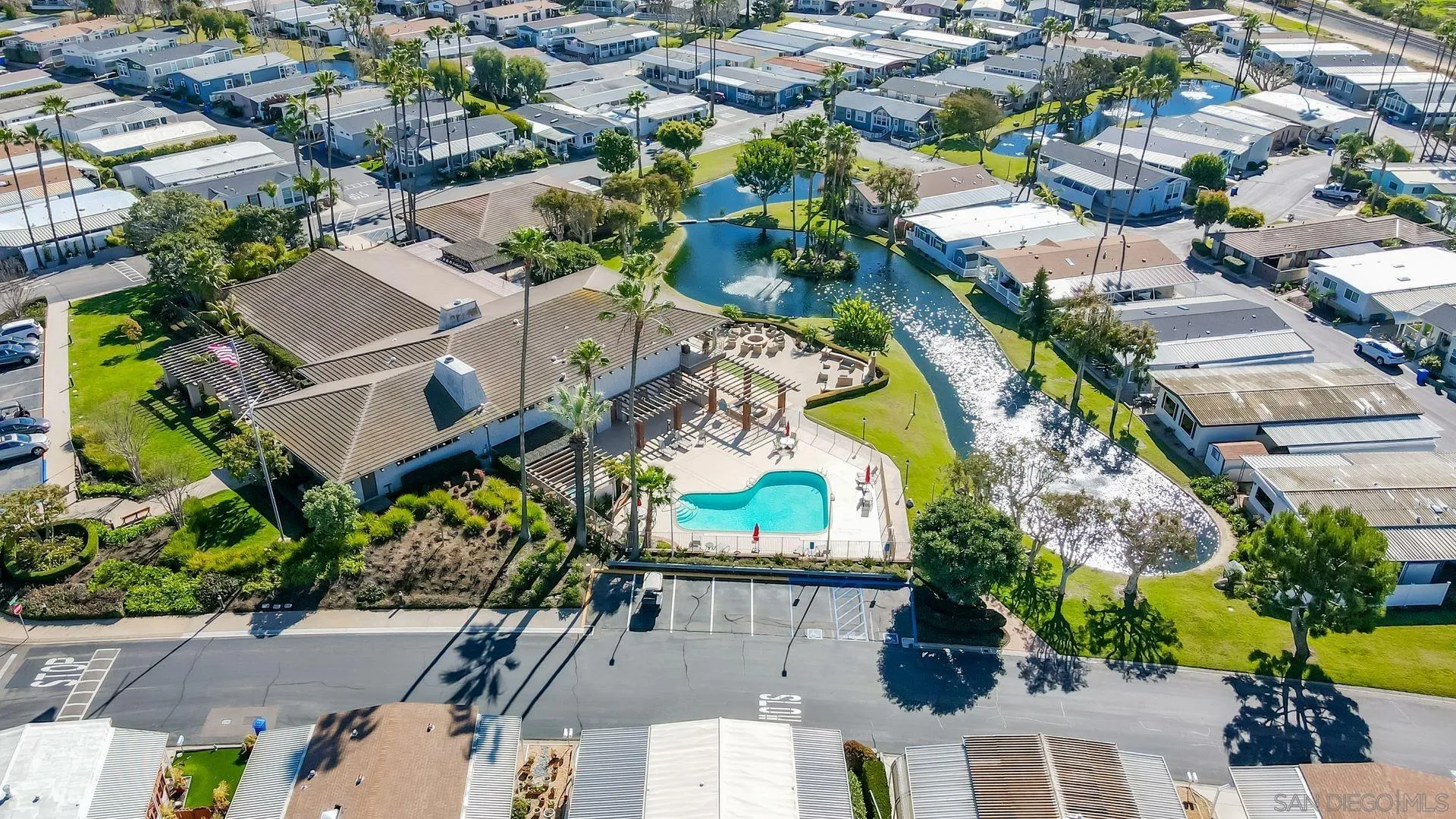 7132 Santa Rosa Carlsbad, CA 92011 - Photo 28 of 54 an aerial view of residential houses with outdoor space